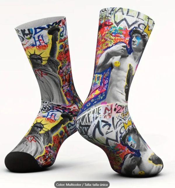 Graffiti de David y Liberty