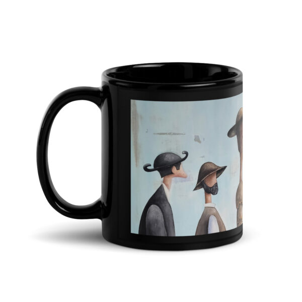 Taza negra brillante: La familia de Quijote