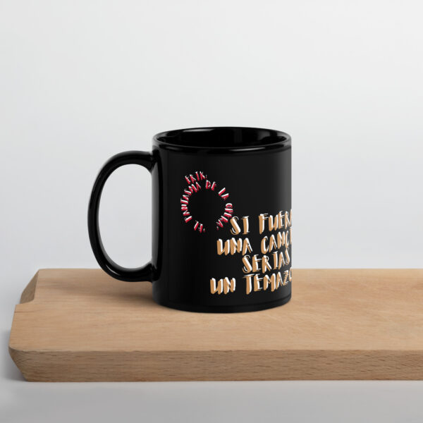 Taza negra brillante: Erik,el fantasma de la opera