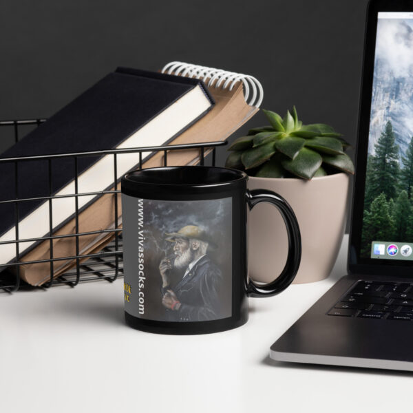 Taza negra brillante: Don Quijote