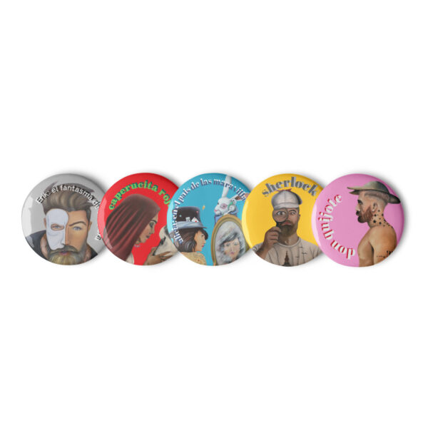 Set de chapas: personajes