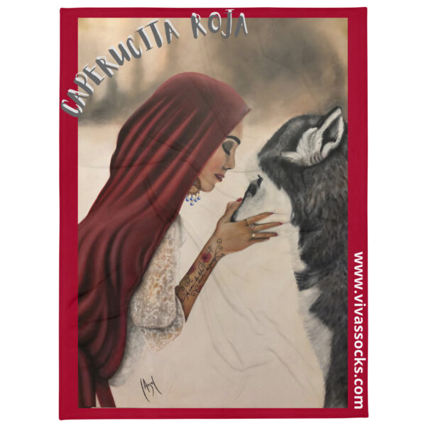 Manta: Caperucita Roja  ( Talla: G )