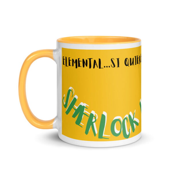 Taza color interior: Sherlock Holmes